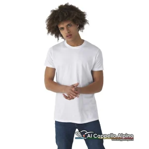 T-shirt B&C #E150, 100% cotone pettinato, 145 gr, unisex taglio elegante