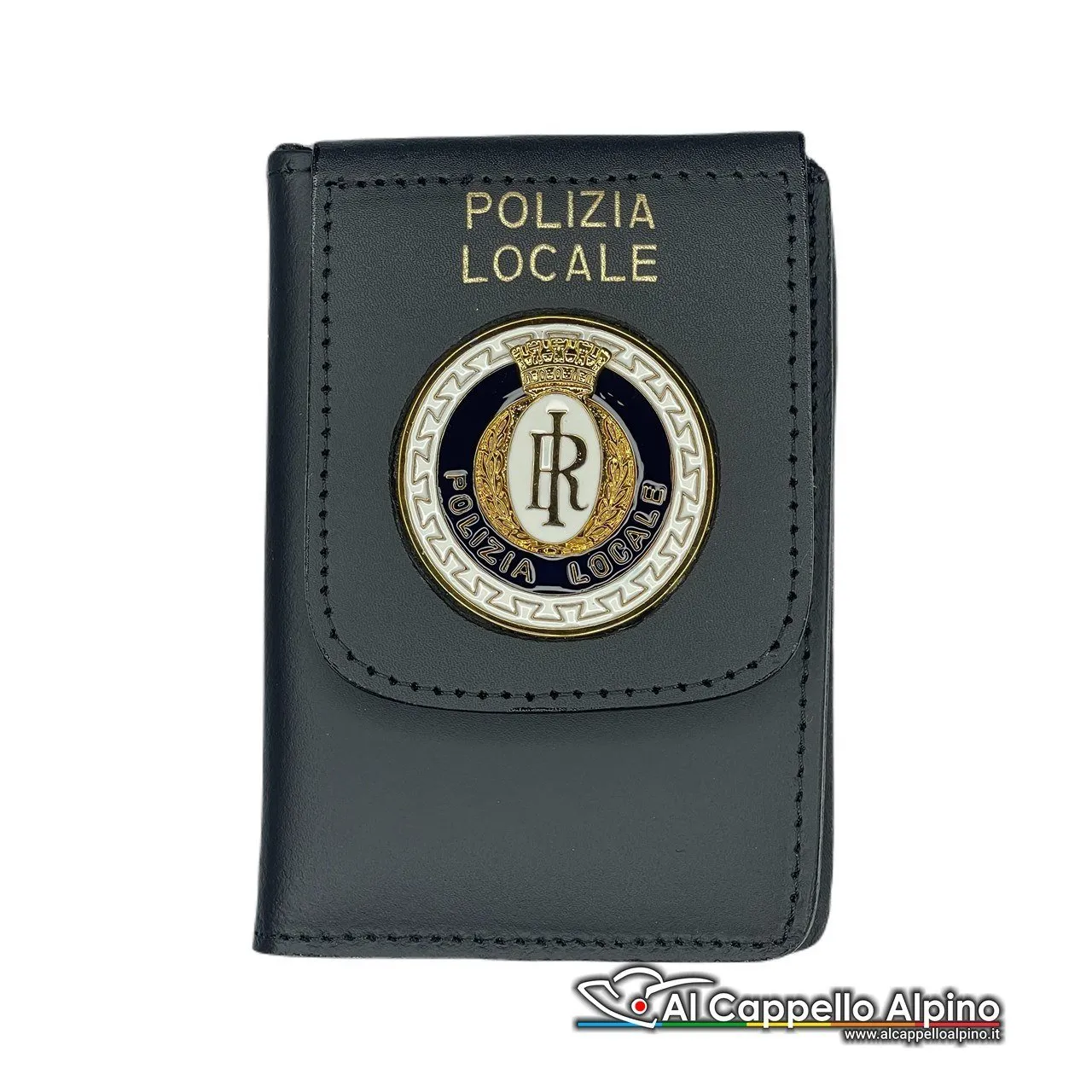 Portatesserino portafoglio Vega Holster Polizia Locale, in cuoio - immagine 2