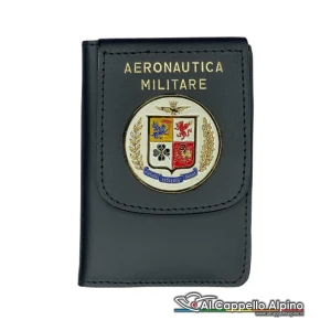 Portatesserino portafoglio Vega Holster Aeronautica Militare, in cuoio