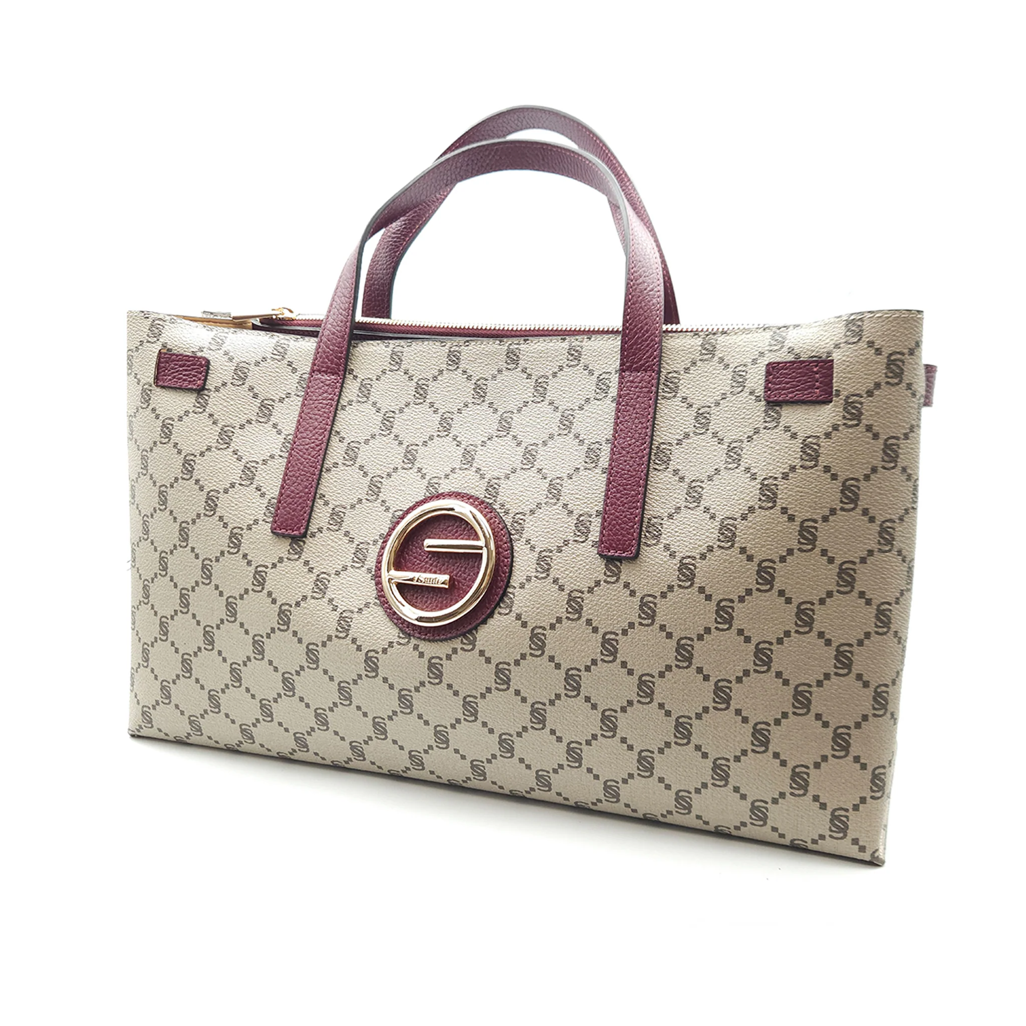 Big satchel monogram "i Santi" - 2056 - immagine 3