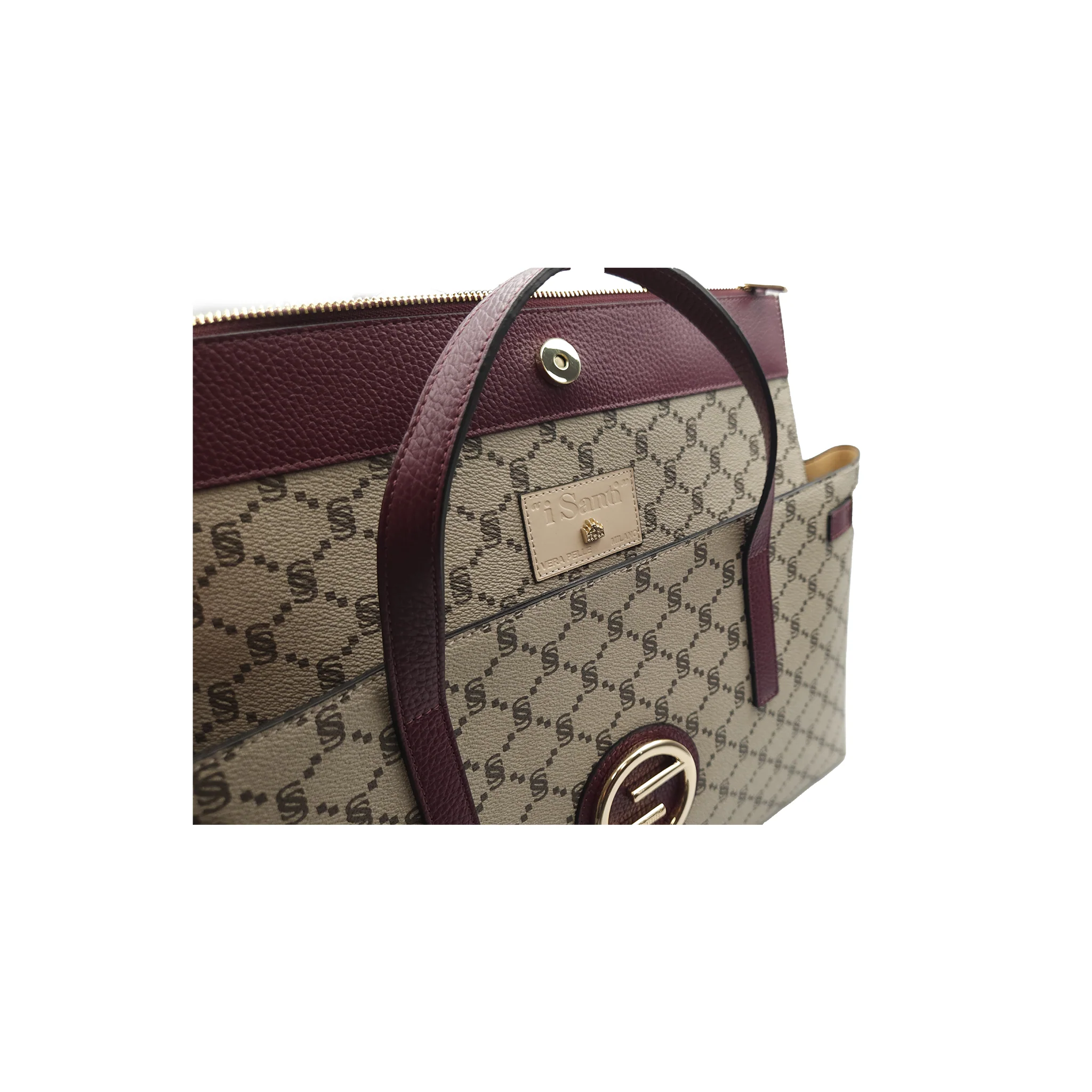 Big satchel monogram "i Santi" - 2056 - immagine 6