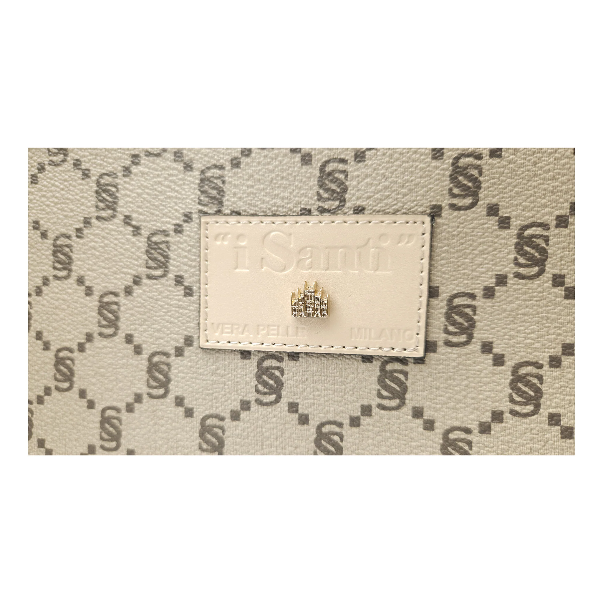Big satchel monogram "i Santi" - 2056 - immagine 9