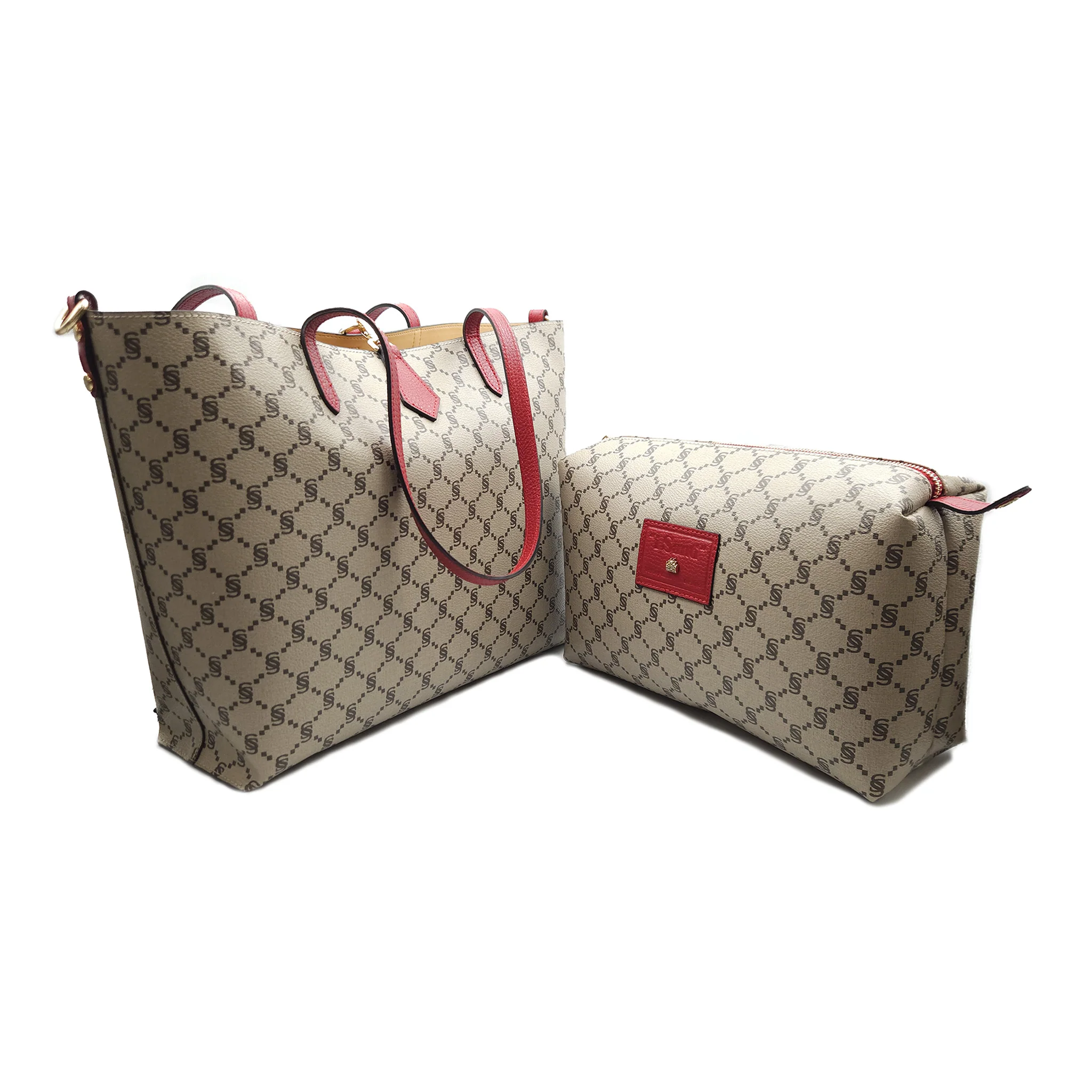 Shopper monogram con pouch interna "I Santi" - 2030 - immagine 3