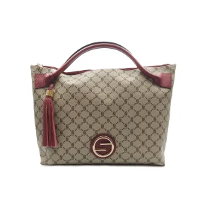 Borsa a spalla monogram "I Santi" con nappina - 2050