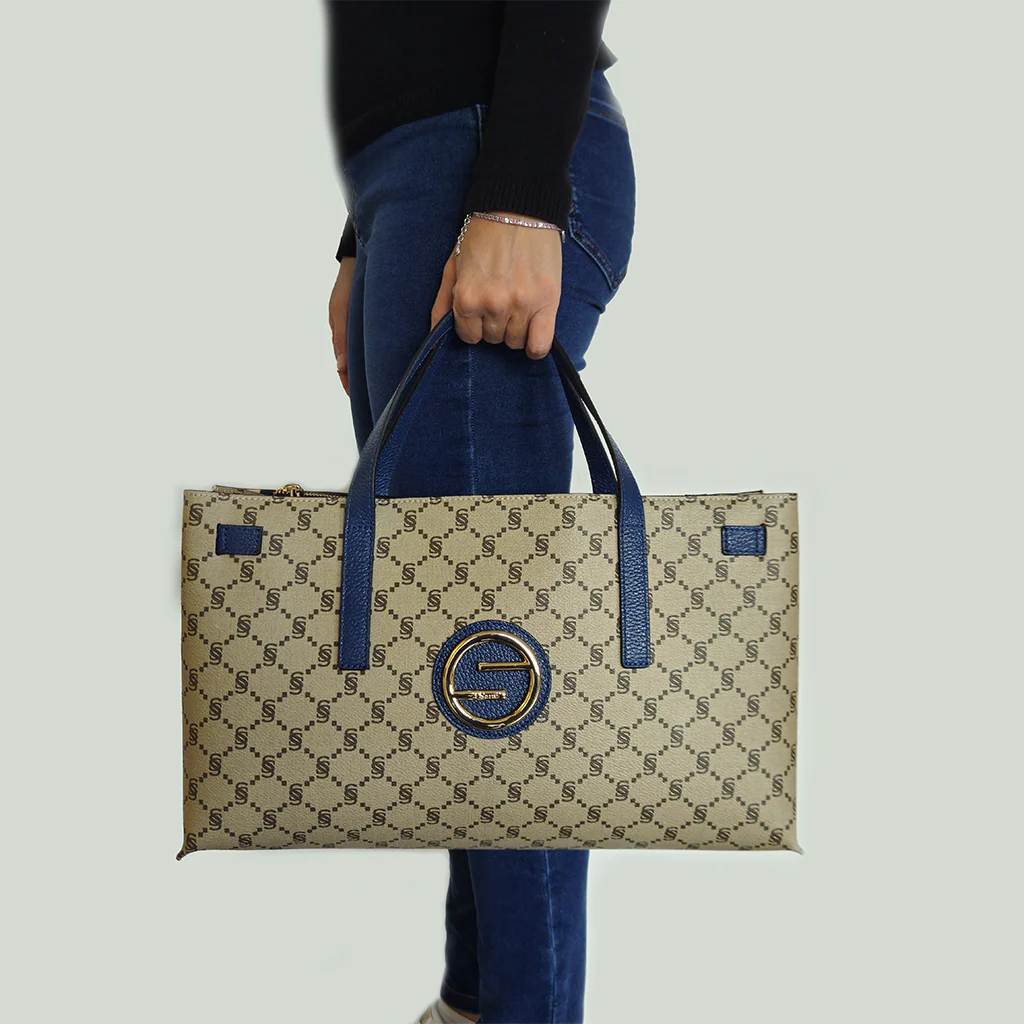 Big satchel monogram "i Santi" - 2056 - immagine 4