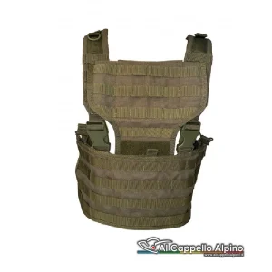 Chest Rig SBB OPS MCR4 OD, poliestere 1000 d, con pannello frontale