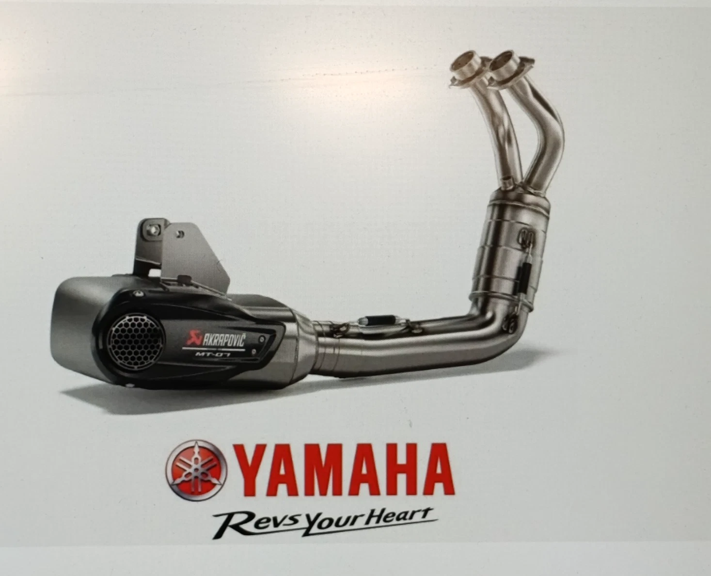 Impianto di scarico Akrapovic Yamaha MT 07 2025 Euro 5 Plus - immagine 2