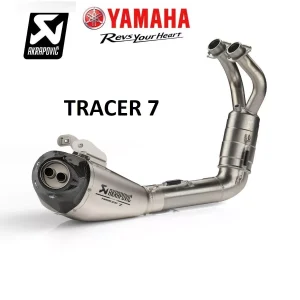 Impianto di scarico Akrapovic Yamaha Tracer 7 Euro 5 2022-2023