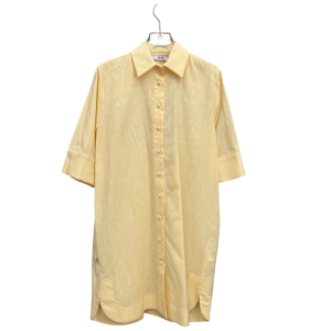 Camicia minidress in lino