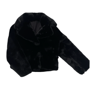 Black diamond faux fur