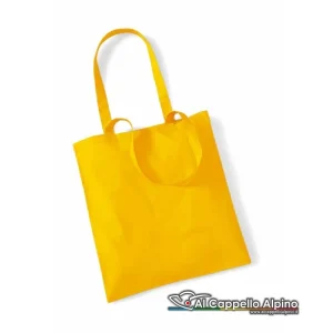 Borsa shopper Westford Mill W101 Manici Lunghi 67 cm, 100% cotone, 140 gr, 10 lt, 38×42 cm