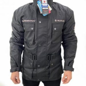 Giubbotto giacca moto waterproof protezioni SUZUKI BURGMAN