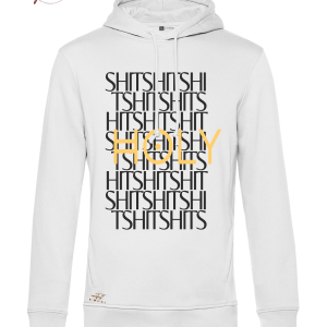 Felpa InsulTiny Holy Shit unisex, 80/20% cotone organico poliestere, 280 gr, cappuccio, tasche nascoste