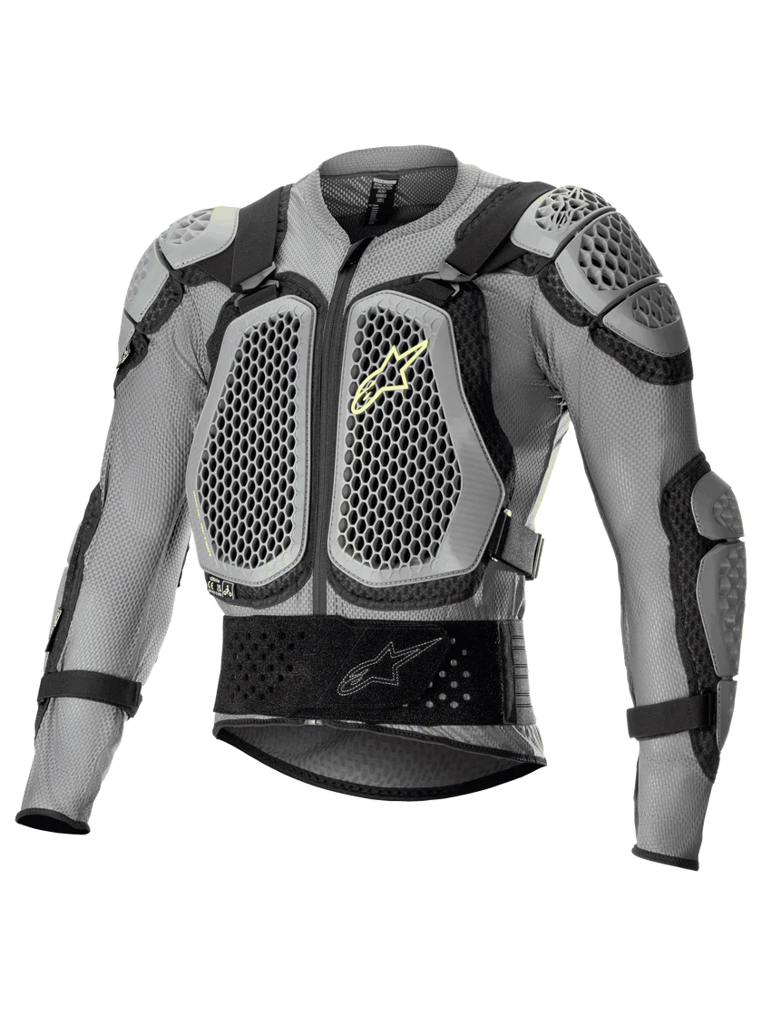 Giacca Protettiva Alpinestars Bionic Action V2 Gray Black Yellow Fluo - immagine 2