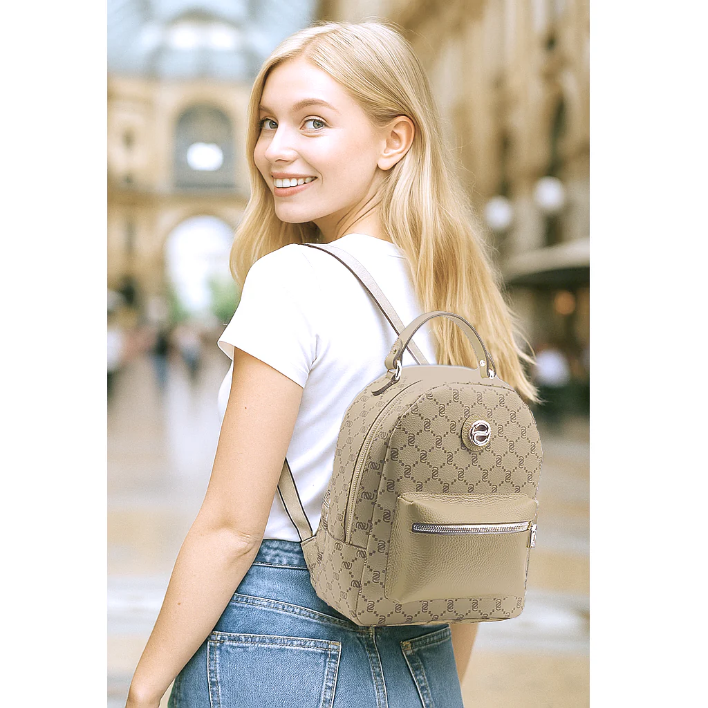 Zaino monogram con tasca frontale "I Santi" - 2040 - immagine 6