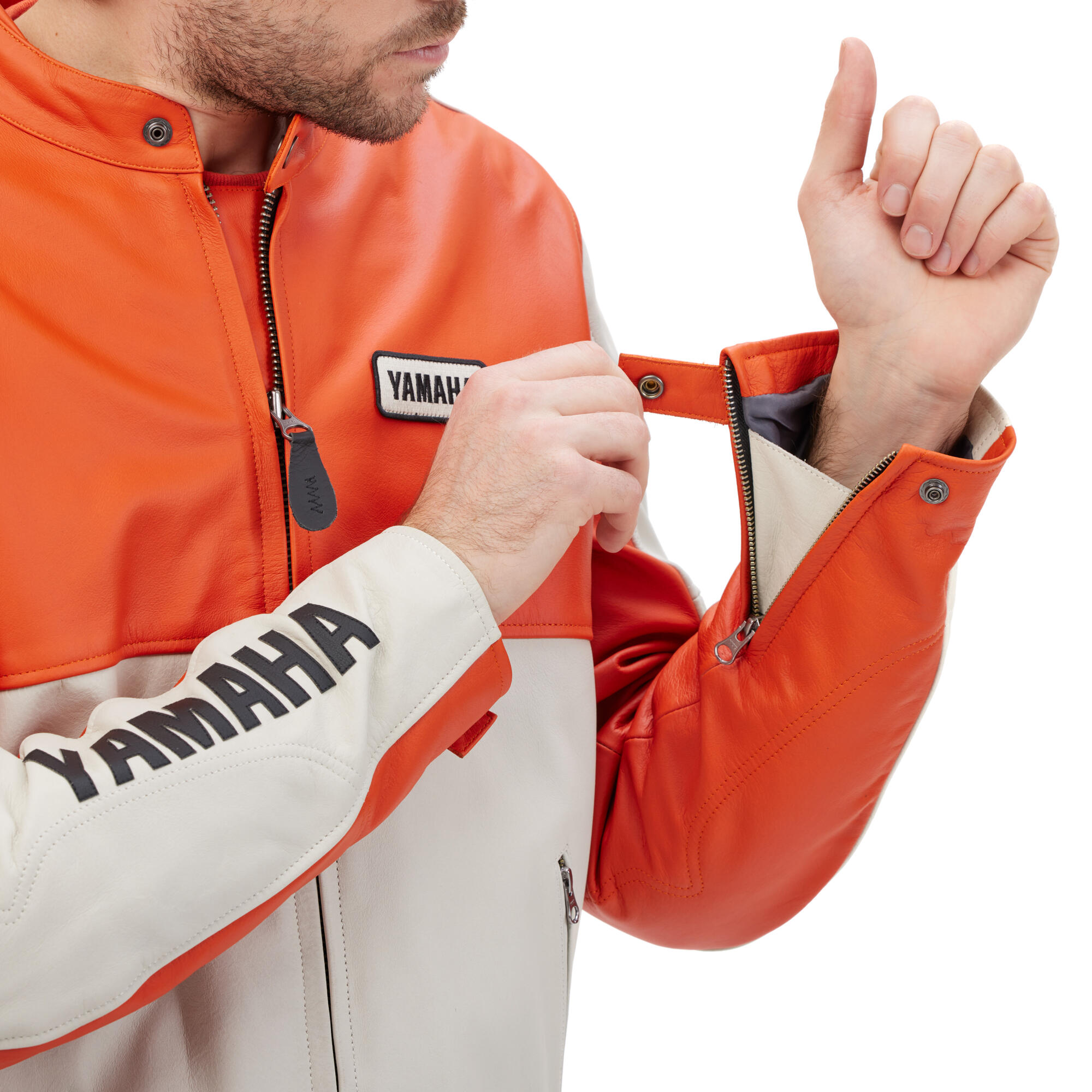 Giacca da Moto Yamaha in Pelle - immagine 7