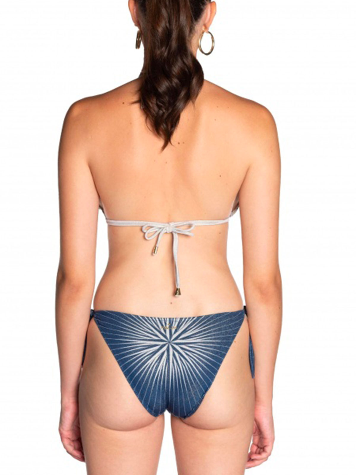 PIN-UP Stars BIKINI TRIANGOLO ROSA DEI VENTI BLU - immagine 3