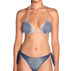 PIN-UP Stars BIKINI TRIANGOLO ROSA DEI VENTI BLU