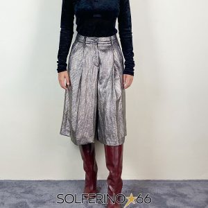 8PM GINEVRA SHORT NERO-ORO