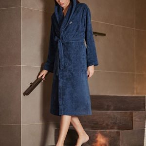 Accapatoio Unisex con Cappuccio – Luna di Giorno