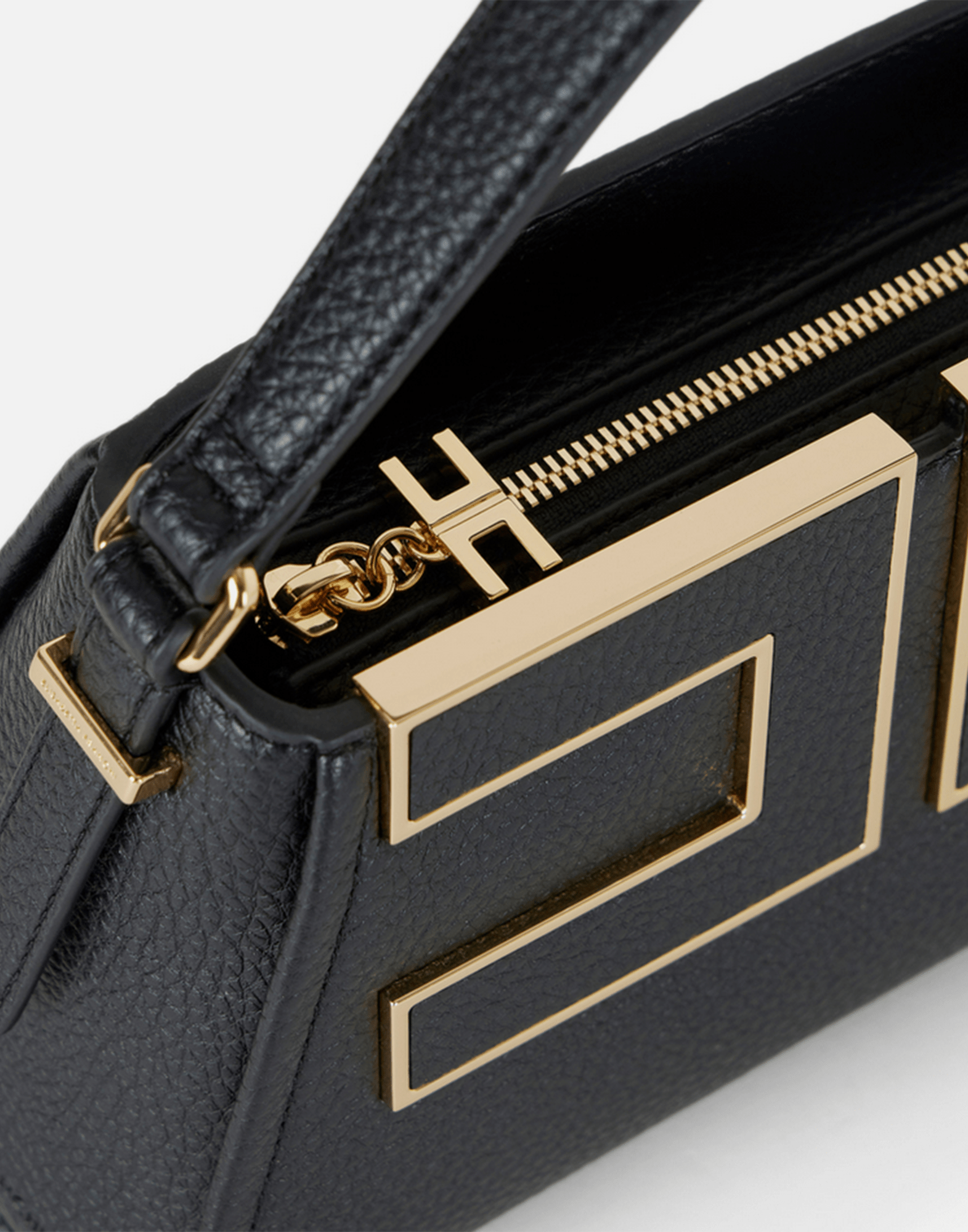 <b>ELISABETTA FRANCHI</b> Tote piccola con logo colore NERO - immagine 5