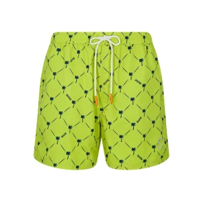 Boxer Uomo SUNS Capri minipalm lime