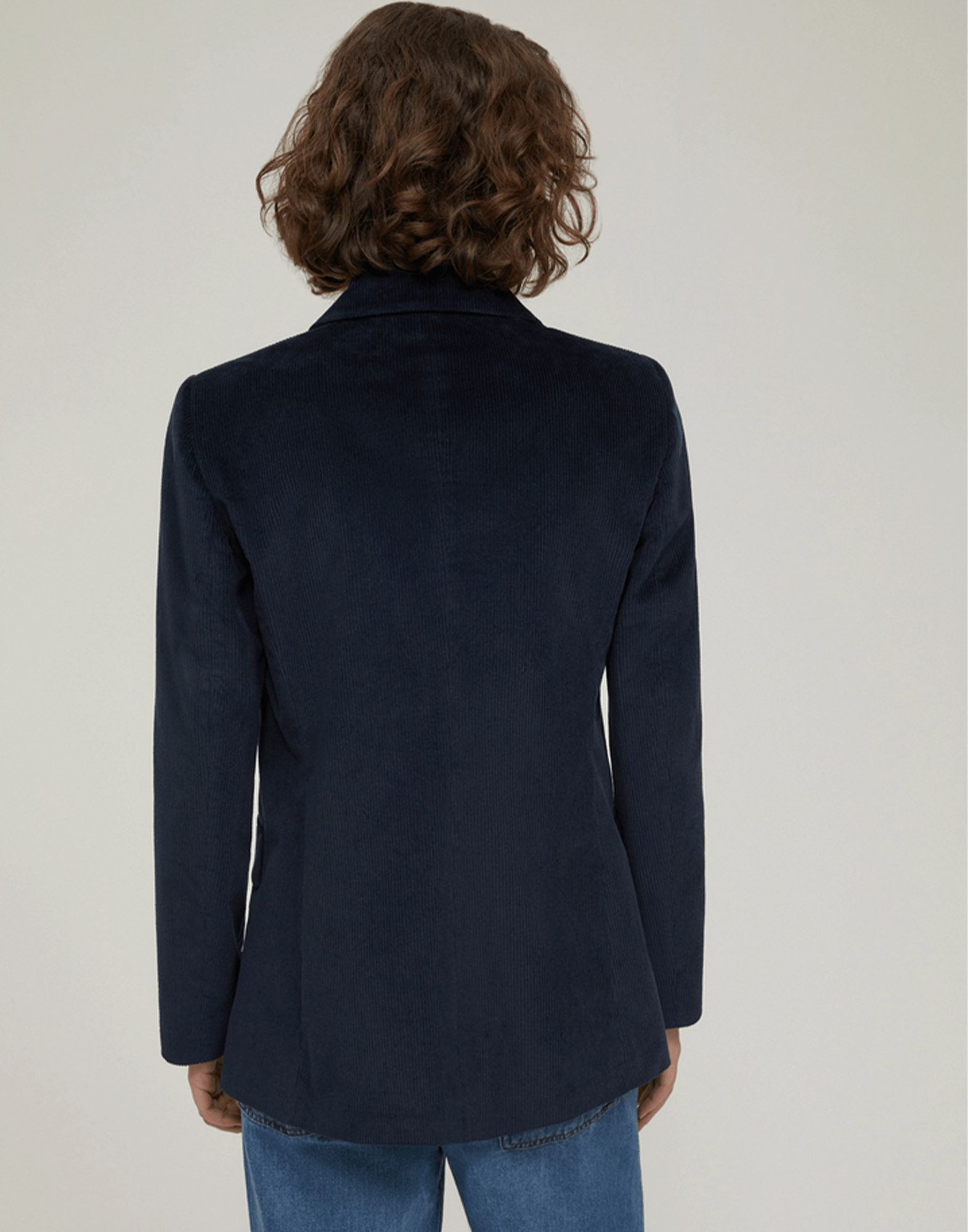 <b>PENNYBLACK</b> Blazer in velluto a coste colore BLU - immagine 4