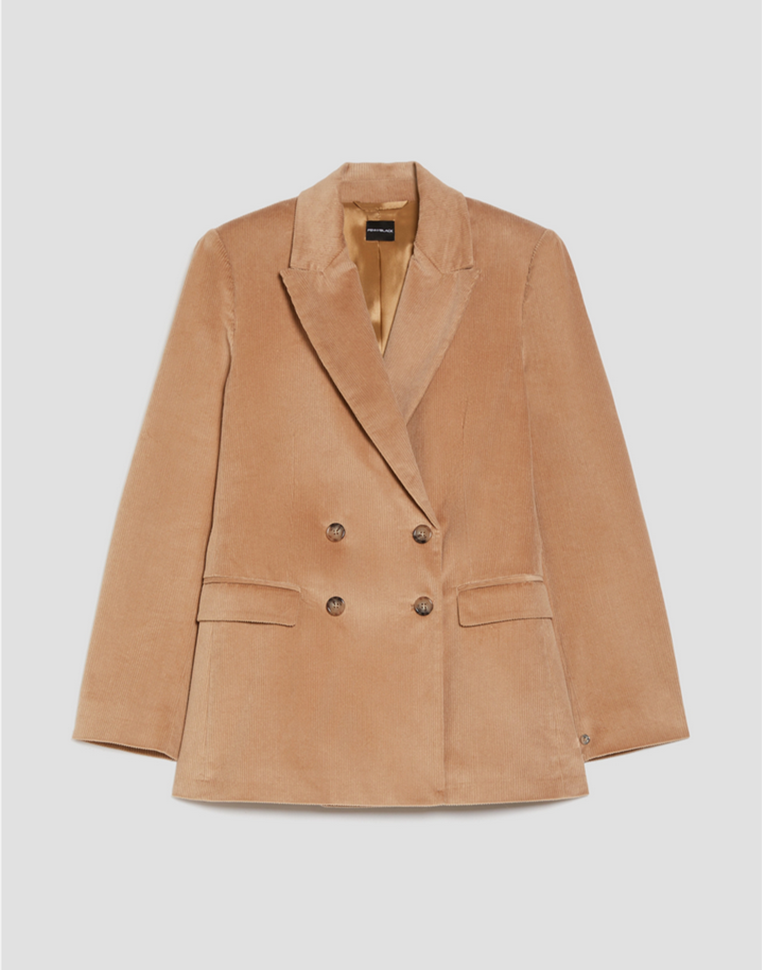 <b>PENNYBLACK</b> Blazer in velluto a coste colore CUOIO - immagine 2