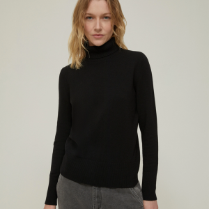 <b>PENNYBLACK</b> Dolcevita in blend di lana colore NERO