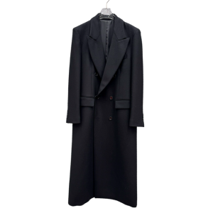 Cappotto nero doppiopetto Marsem