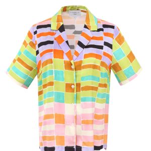 Camicia satin fantasia