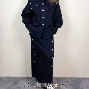 WEILI ZHENG GIACCA CAMICIA IN BULL BLACK