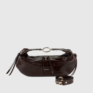 <b>RIPANI</b> Borsa “Gertrude” a mano colore MORO