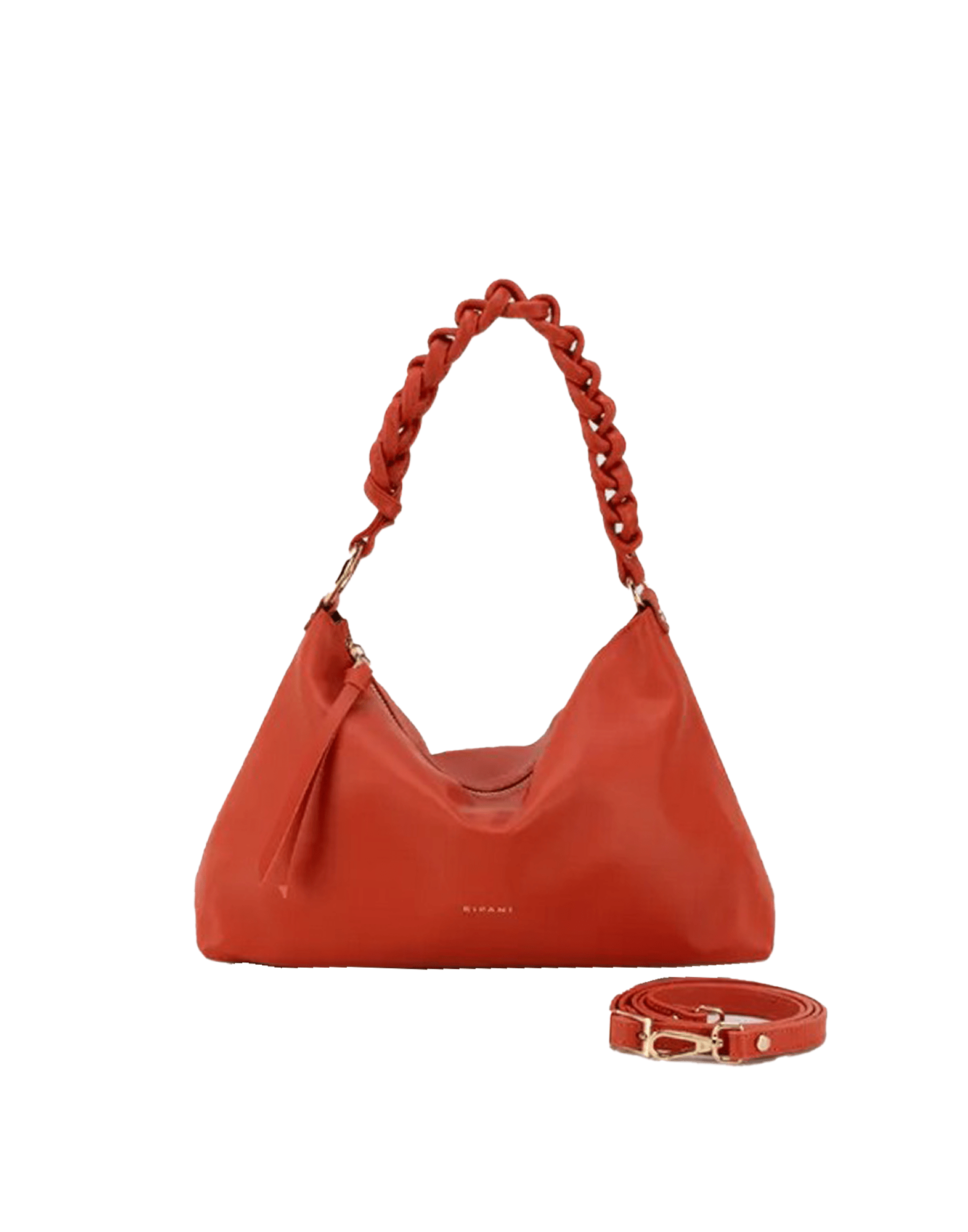 <b>RIPANI</b> Borsa a spalla in pelle colore ARANCIONE
