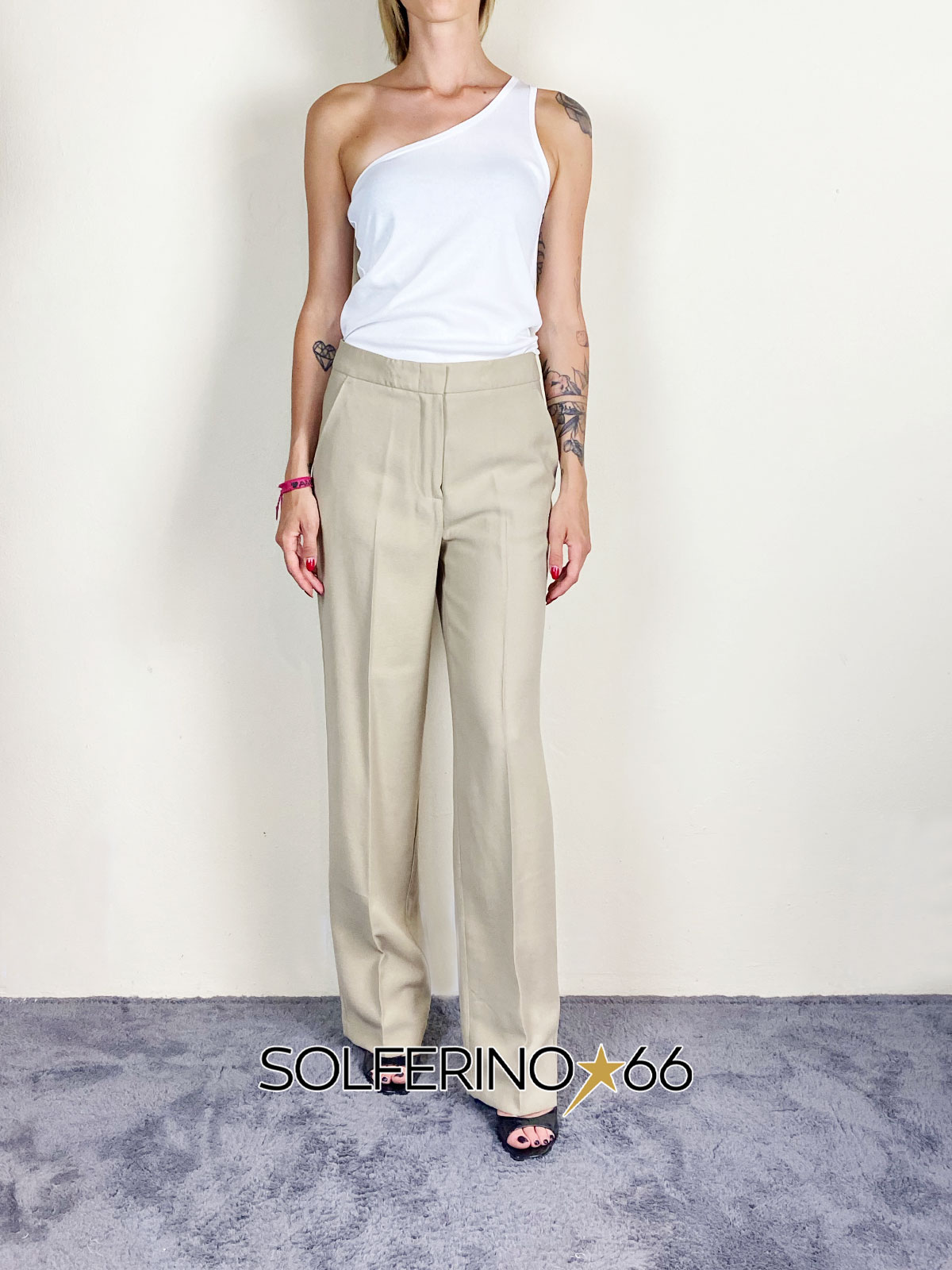 8PM COSMOS-A PANTALONE BEIGE