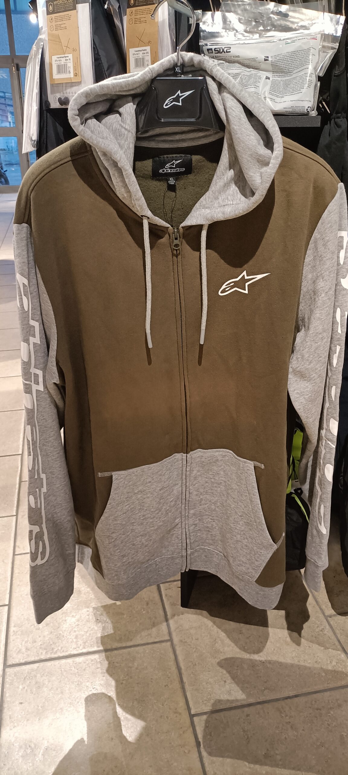 Felpa Alpinestars Machine Fleece Military Green