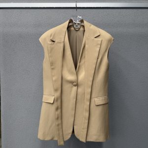 Beige suit jacket