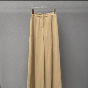 Beige suit pants