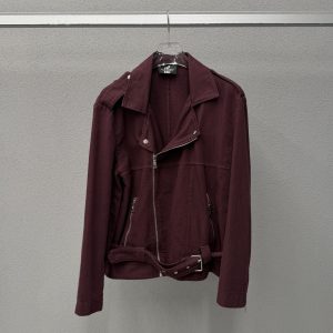 Chiodo burgundy denim DC