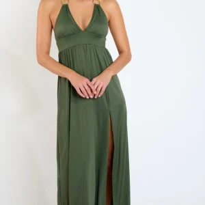 Abito Fluido con scollo all’Americana Banana Moon