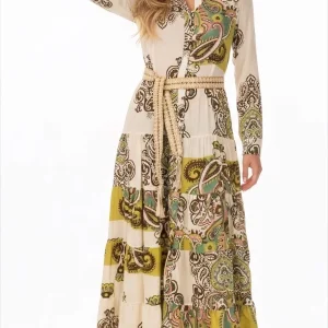 Abito Chemisier Lungo in Viscosa CRUISE Miss Bikini