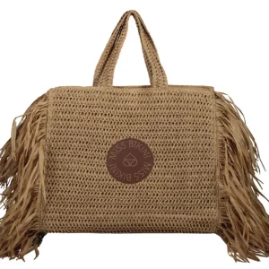 Borsa in Rafia con FRANGE Stile Boho-Chic Miss BIKINI