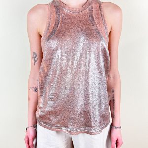 8PM MACAO-A CANOTTA NUDE/SILVER