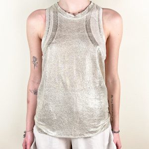 8PM MACAO-A CANOTTA OFF-WHITE/GOLD