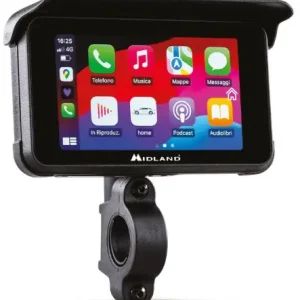 Display Multimediale da Moto con Telecamere Bikeplay Guardian Midland