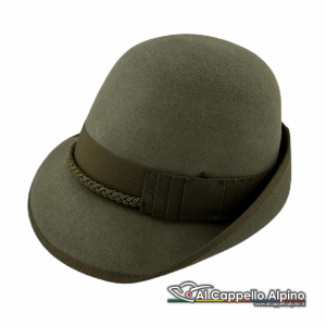 Cappello Alpino Sebastiani Ufficiale e Sottufficiale, feltro Lapin coniglio