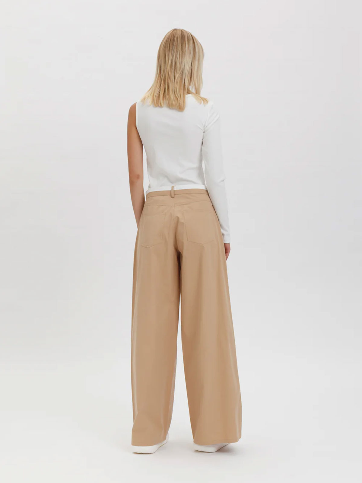 WEILI ZHENG TOP MONOSPALLA WHITE - immagine 3