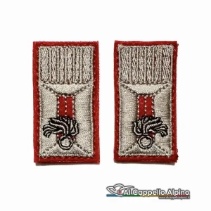 Alamari ACA Associazione Nazionale Carabinieri Polo Tuta OP, ricamati a macchina, a velcro