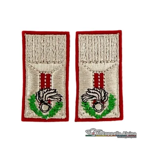 Alamari ACA Simpatizzanti Associazione Nazionale Carabinieri Polo Tuta OP, ricamati a macchina, a velcro