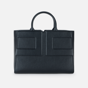 <b>ELISABETTA FRANCHI</b> Borsa tote grande con logo colore NERO